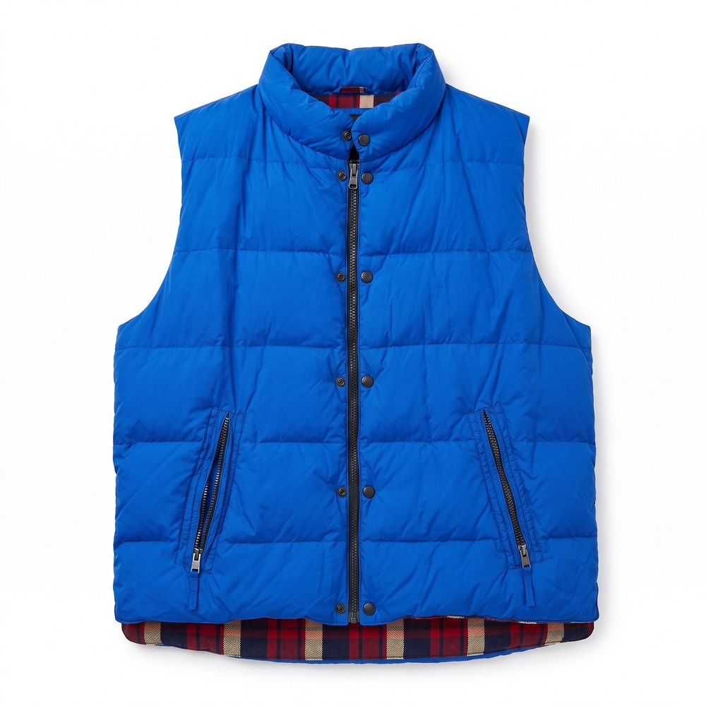 American Eagle XXL Royal Blue Puffer Down Vest Casual Cozy